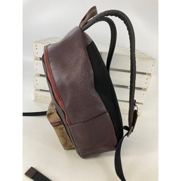 COACH 88014 MEDIUM RARE STAR WARS BROWN LEATHER BACKPACK - Picture 8 of 16